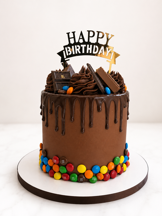 Ultimate Chocolate & M&M's Cake