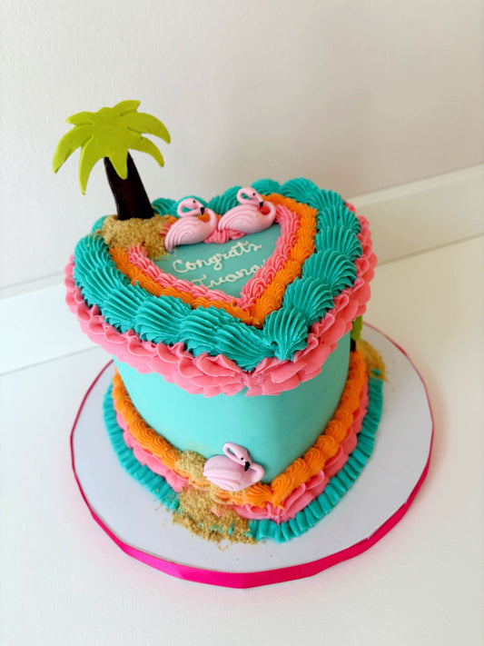 Vintage miami cake