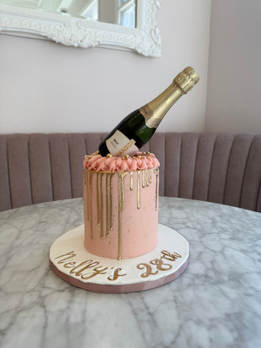 Pink elegant cake
