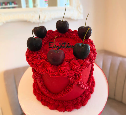 Vintage Red Cake