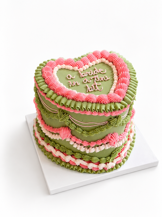Pink and Green  Sweatheart